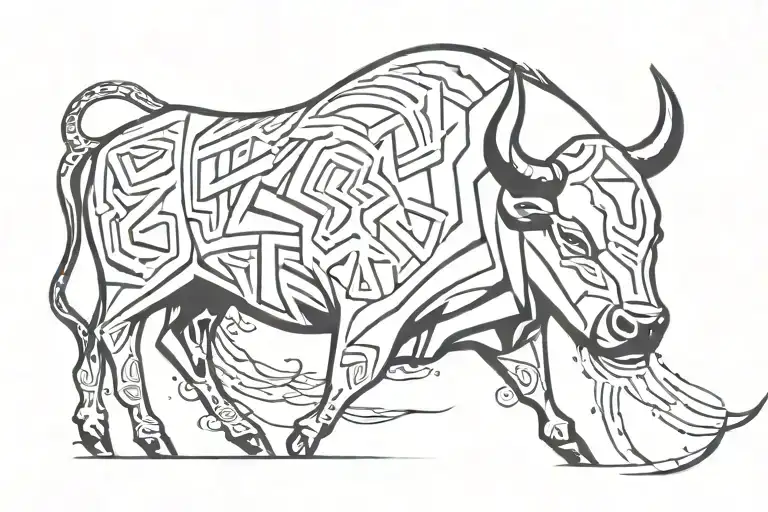 Tribe And Bull