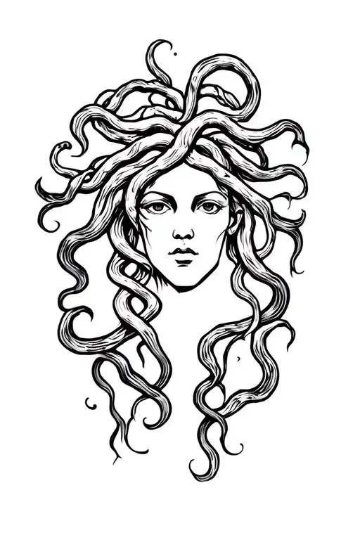 Medusa With Semi Colon