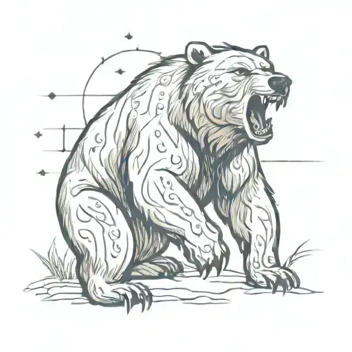 Zodiac Bear Growling