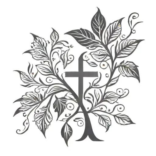 Vine Turn Into A Cross