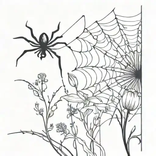 Keeling Sceleton Staved With Carina In Field Of Spider Lillie's