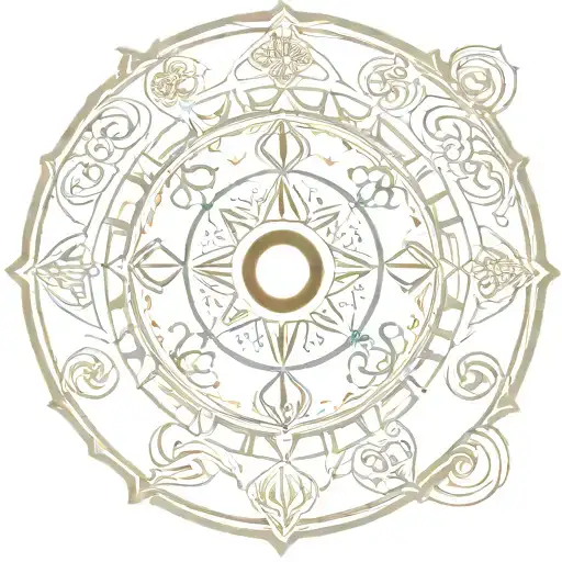Circle Of Life With A Soul Symbol Which Is Connected To God