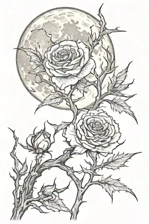 Thorns And Roses Moon