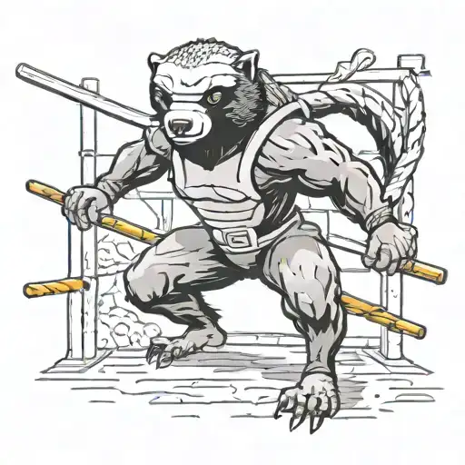 Honey Badger As A Ninja Warrior