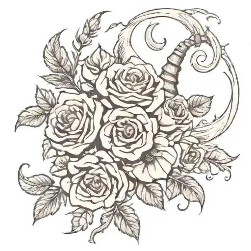 Tornados With Roses And Pices Zodiac Sign