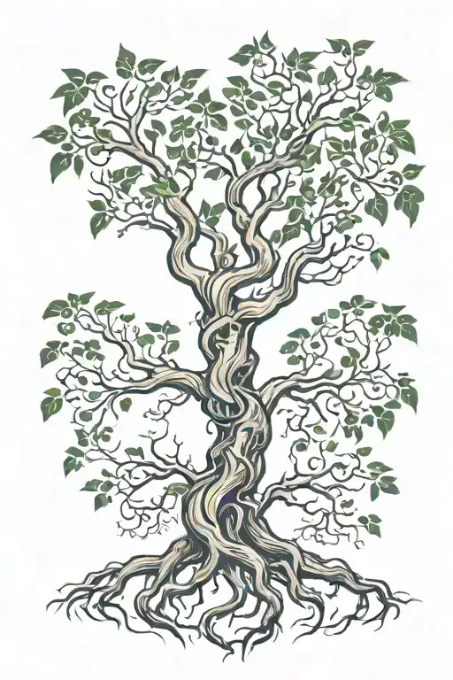 Poison Tree Of Life With Roots