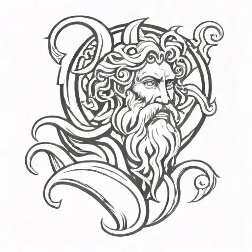 Poseidon God Symbol