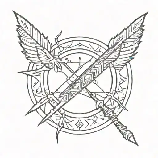 Sagittarius Arrow Pointing