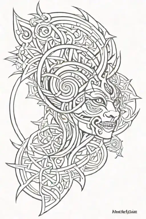 Neo Tribal Line Work Easy