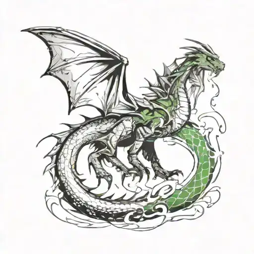 Dragon Trash Polka Style