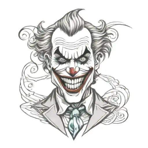 Joker Tattoo Idea