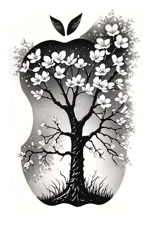 Apple Tree Blossom Tree