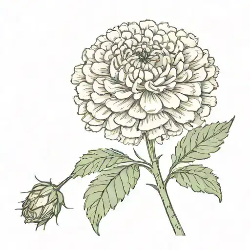 Marigold October Birth Flower With Date Of Birth