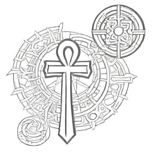 Simple African Ankh Symbol Nothing Else