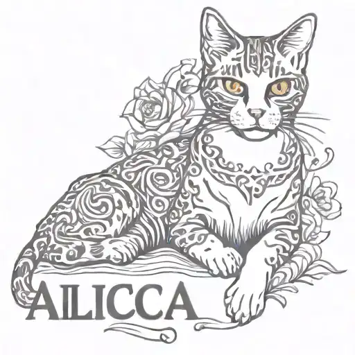 Alicia Cat Text