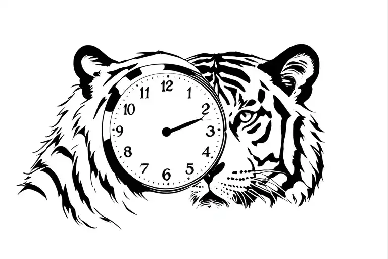 Clock & Tiger