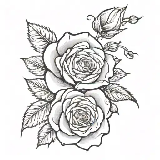 Always And Forever Tatto With Rose