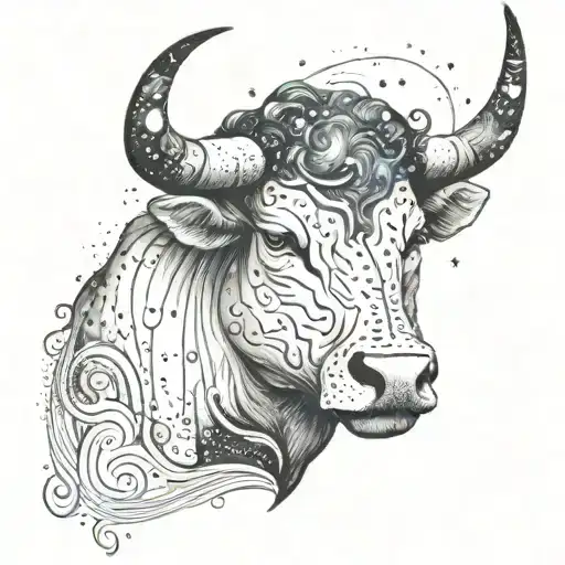 Taurus Bull Head Galaxy Vibes