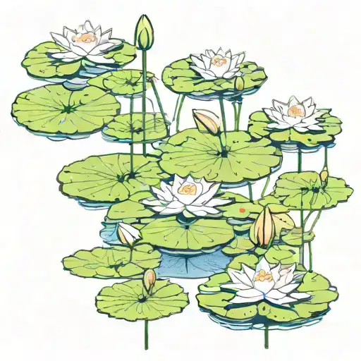 Stand Upon Your Peace Of Mind Busyhead Lily Pads