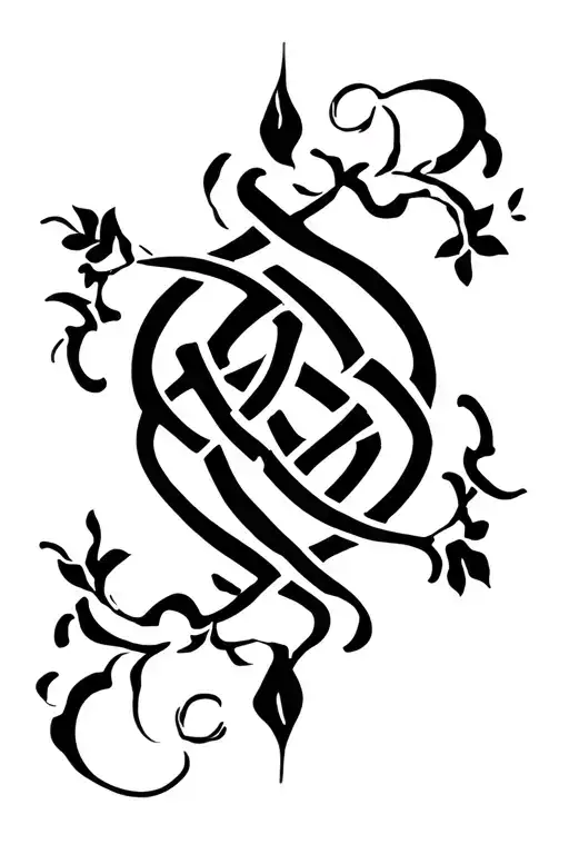 Vines And Celtic Knot