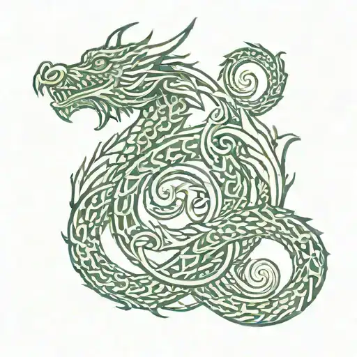Dragon Triskelion