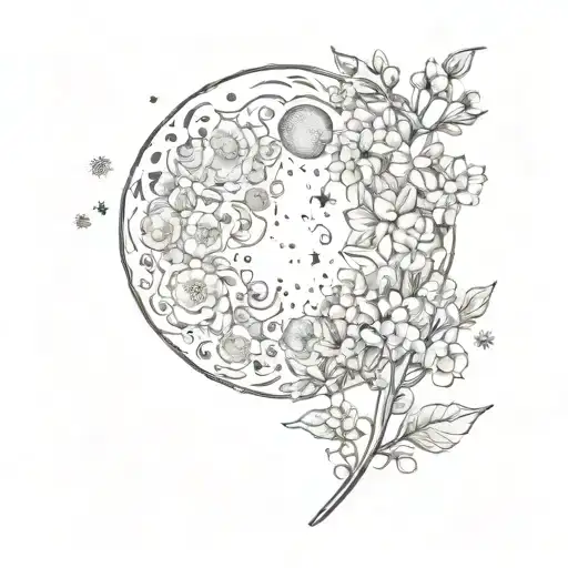 The Moon Made Of Flowers