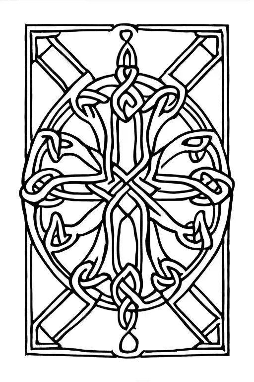 Celtic Knot Christian Cross