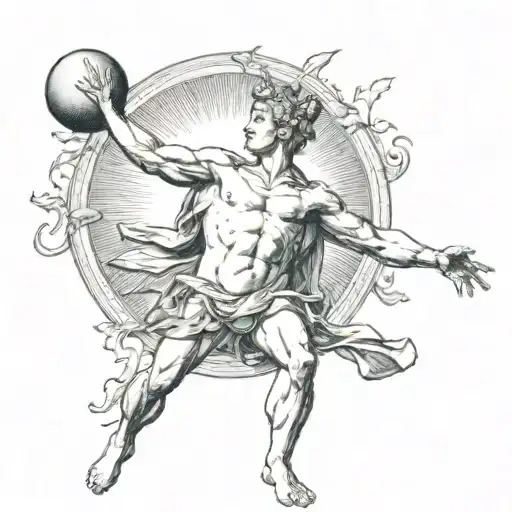 Apollo Holds The Sun On His Back