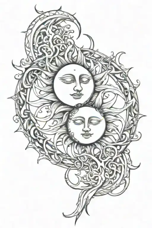 Sun Moon Intertwined