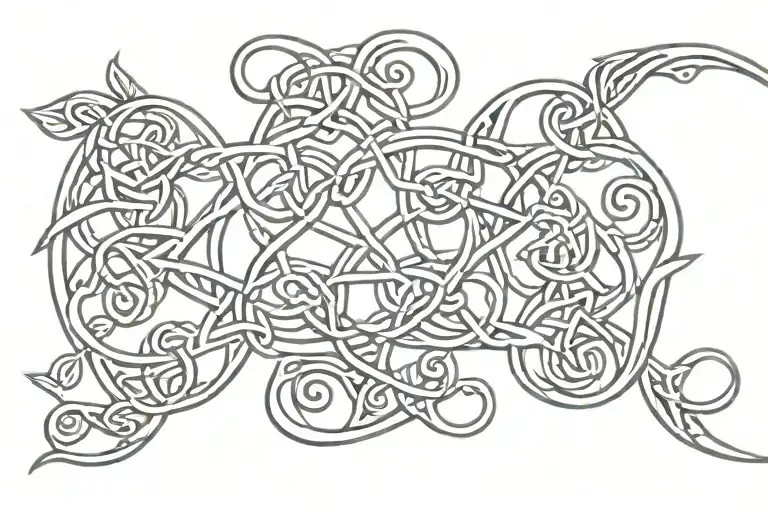 Celtic Infinit Symbol Branches