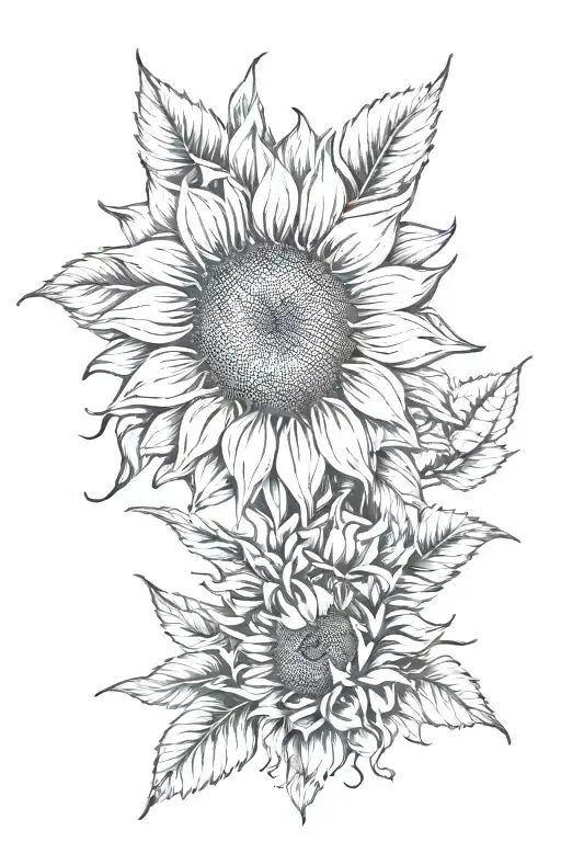 Sunflower Sleeve