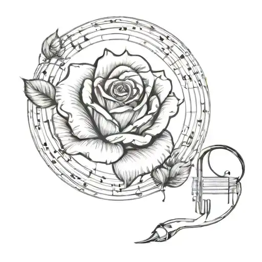 Rose And Moon Surrounded My Music