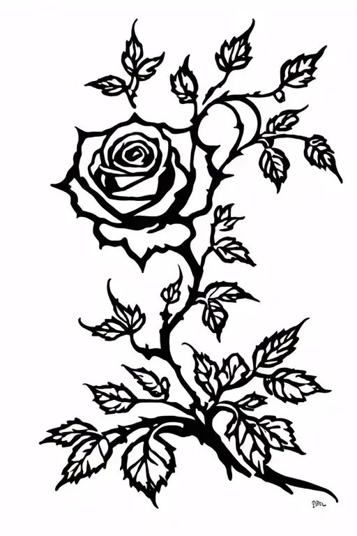 Rose And Poison Tree And Cross