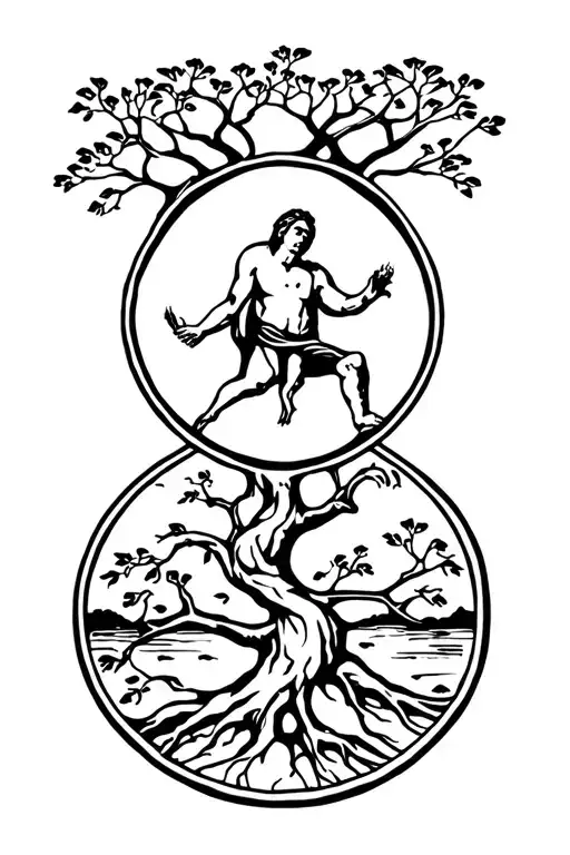 Saint Christophe In Tree Of Life