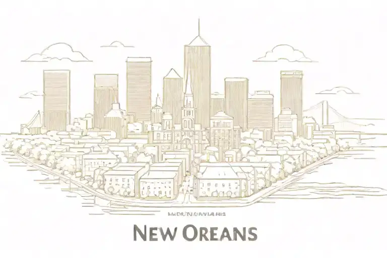 New Orleans Skyline