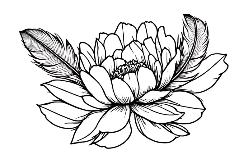 Peony Feather Geometry