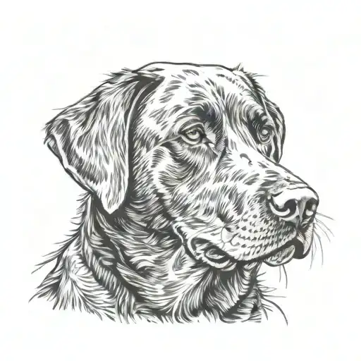 Black Lab Portrait