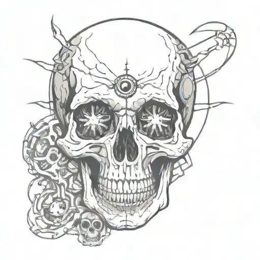 Skull Third Eye Opening