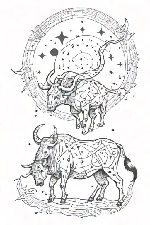Taurus Zodiac Constellations Forming