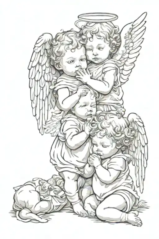 Baby Angels Hear Nothing Say Nothing See Nothing