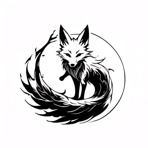 Nine Tailed Fox Full Body