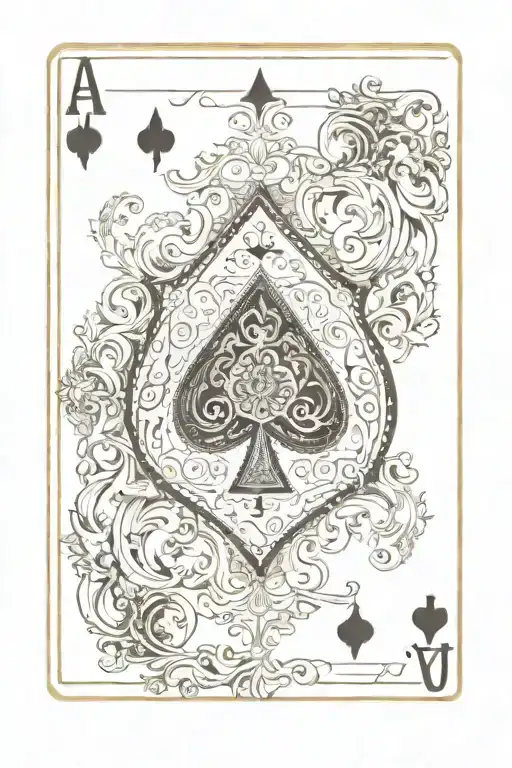 Ace Of Spades Card