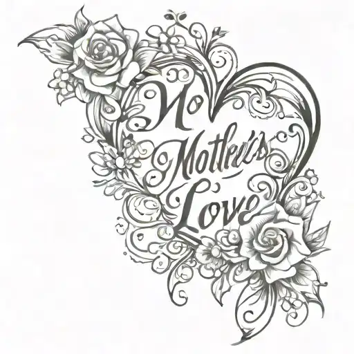 Mothers Love Tattoo 4 Kids Names