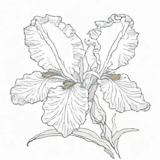 Iris Single Flower