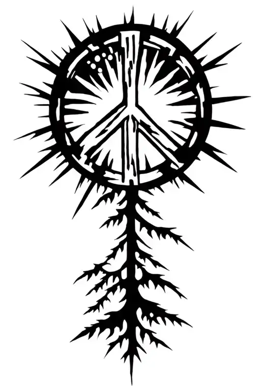 Peace And Lightining Storm And Time And Nature