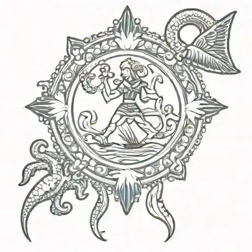 Trinacria Symbol On The Sicilian