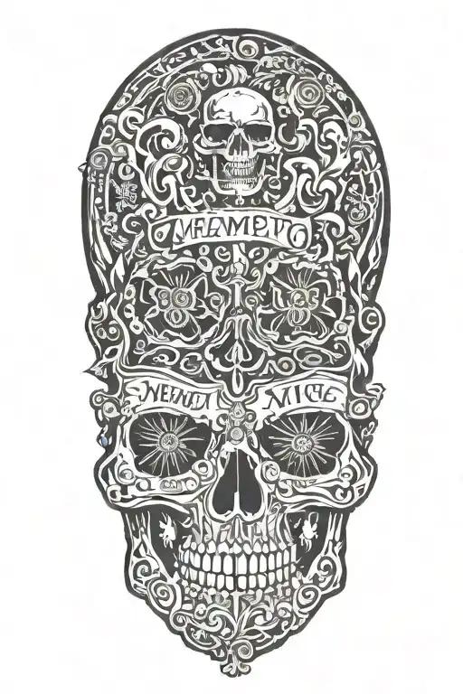 Memento Mori Memento Vive Featuring Text