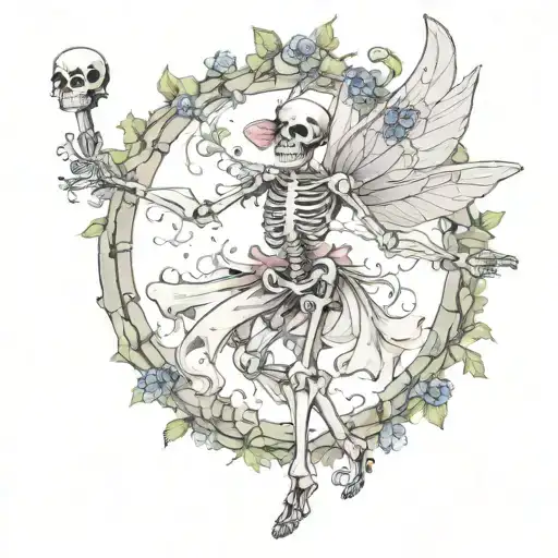 Fairy Dancing Skeleton