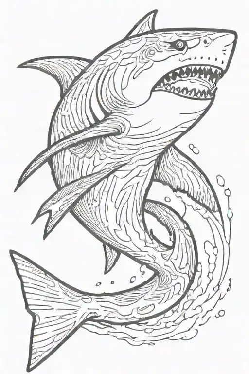 Shark Tattoo Design