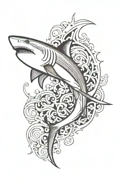 Shark Tattoo Design